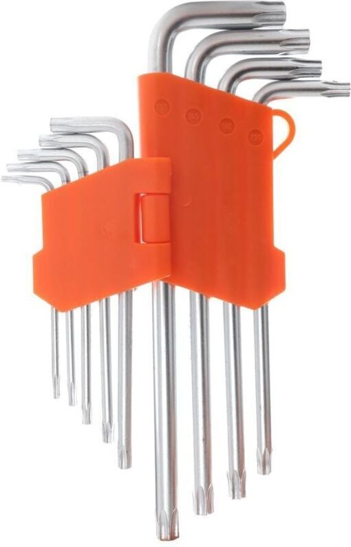 Satz mit 18 Kugel- und Stern-Inbusschlüsseln KD10297