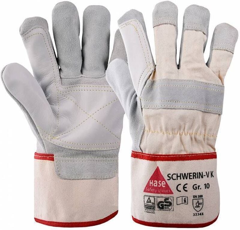 Hase Lederhandschuhe "Schwerin V K" 10