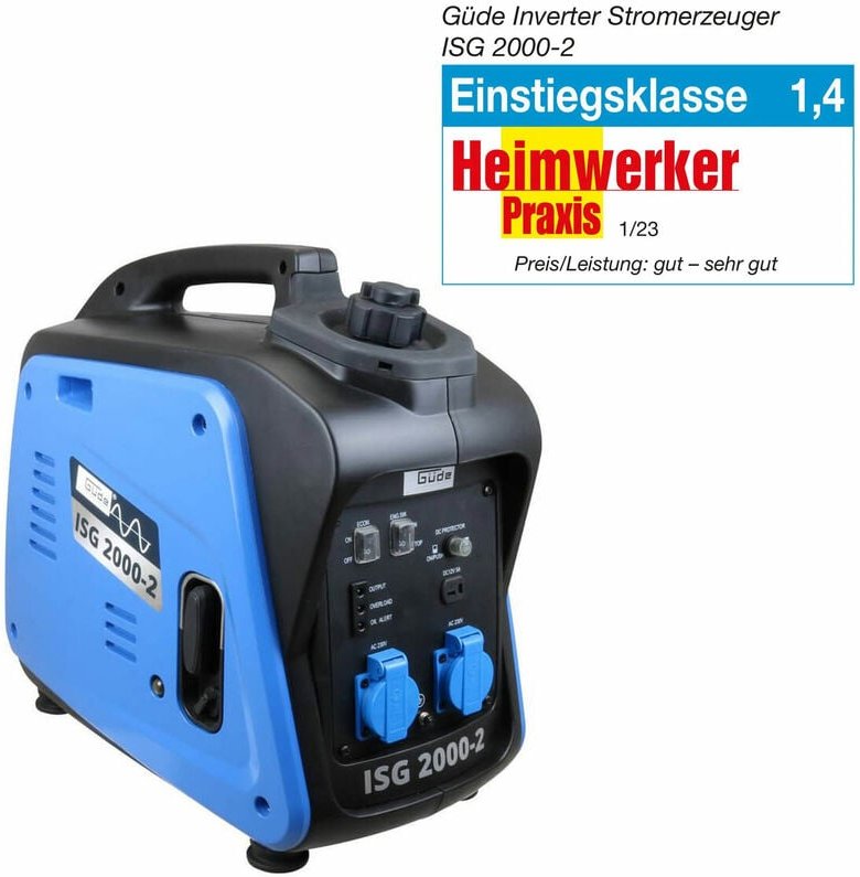 Güde - Inverter Stromerzeuger Notstromaggregat Stromaggregat Generator isg 2000-2