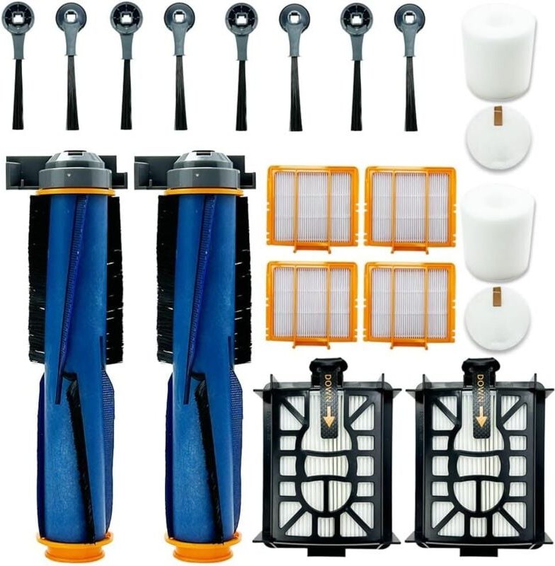 Ersatzteile für Shark AV2501AE, AV2502AE Staubsauger: 2 Hauptbürsten, 2 Basisfilter, 2 Schaumstofffilter, 4 HEPA-Filter,...