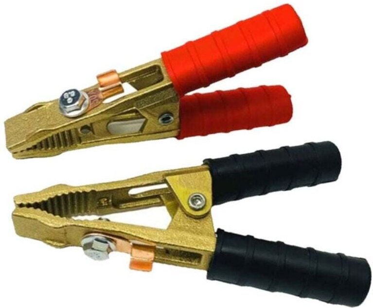 2-teiliges professionelles Messing-Batterie- oder Starthilfekabel-Set (+ und -) 250B