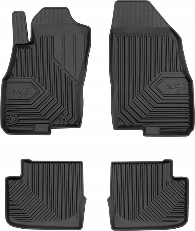 GUMMIMATTEN FIAT PUNTO EVO 5 türer 2009-2012 DURCH 77