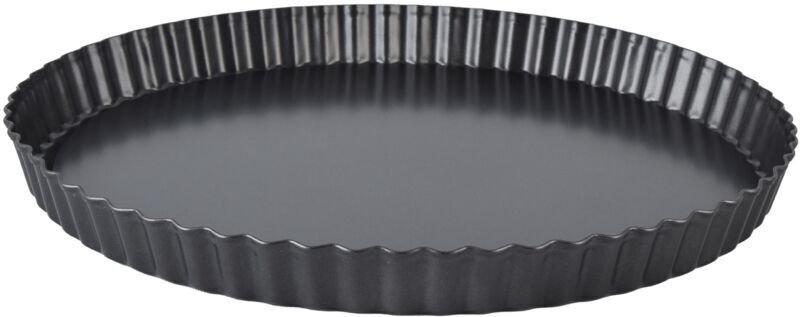 Tarteform, Quicheform, dickwandig, antihaftbeschichtet, tiefe Backform, Kuchenform, Form mit herausnehmbarem Boden, 25 c...