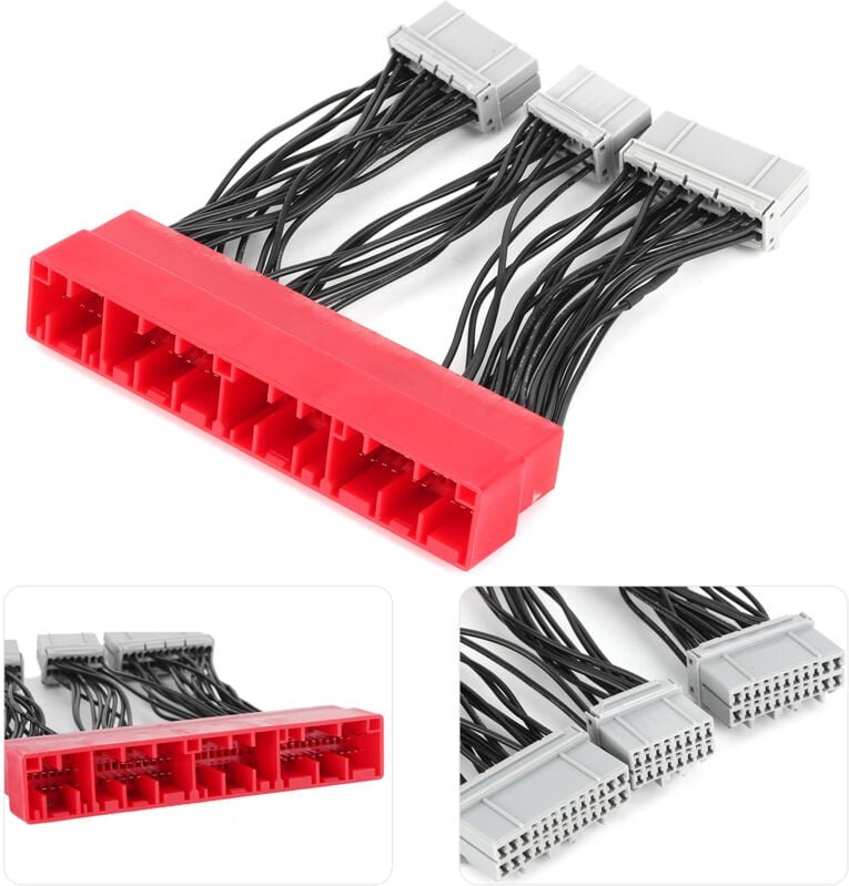 DC12V OBD2A auf OBD1 Steuergeräte-Umrüstkabelbaum passend für Honda Accord/Civic/Prelude