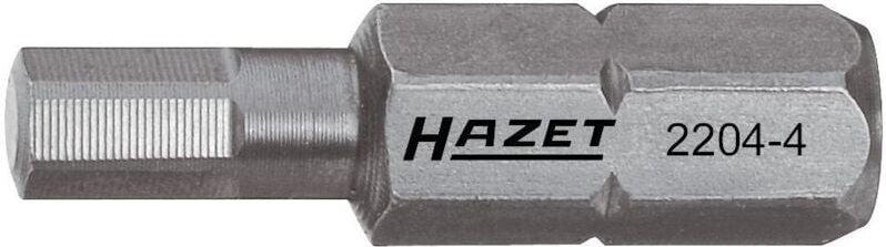 HAZET Bit 2204-5 Sechskant massiv 6,3 (1/4 Zoll) Innen-Sechskant Profil 5