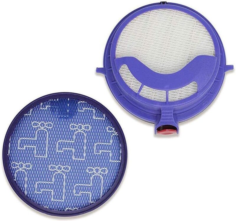 Ersatz-Filter-Set (Front-Vorfilter & Heck-HEPA-Filter) für Dyson DC25 Staubsauger – Für volle Saugkraft & saubere Luft