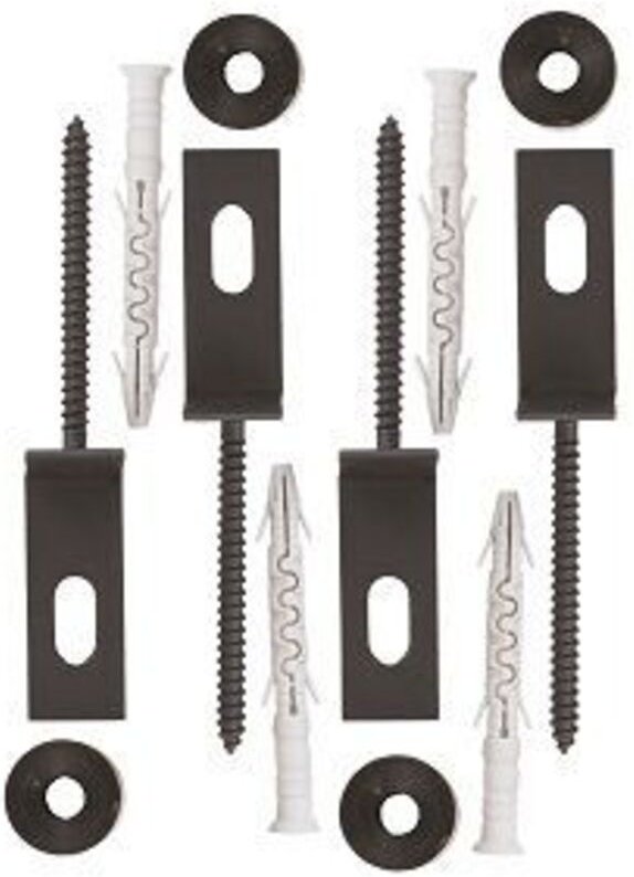 O-Verbinder für Zaunfeld 4 Stück, RAL-Farbe 7016 weiteres Zaunzubehör - Polbram