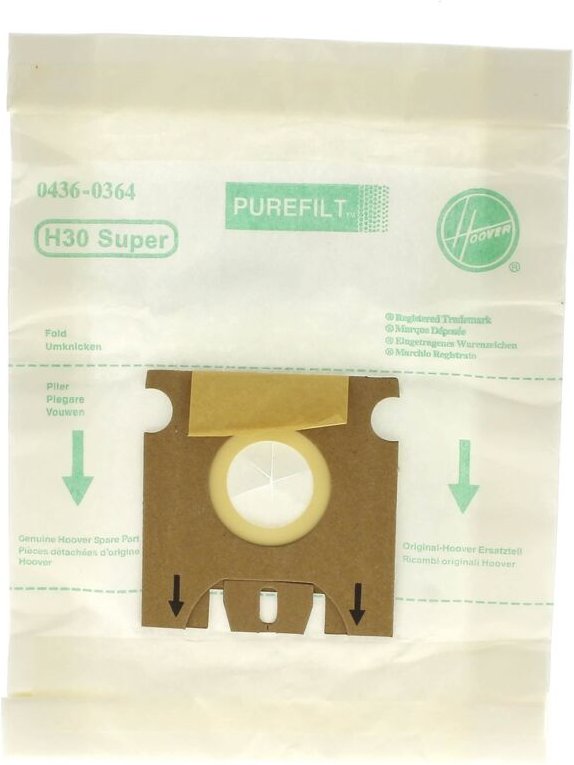 Staubsaugerbeutel h30s pro 5 für Staubsauger Hoover