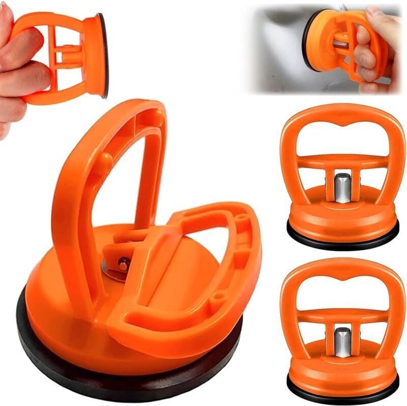 ZVD - Dellenentfernung für die Karosserie, 3-teiliges Werkzeugset zur Dellenentfernung für die Karosserie, Saugnapf für ...