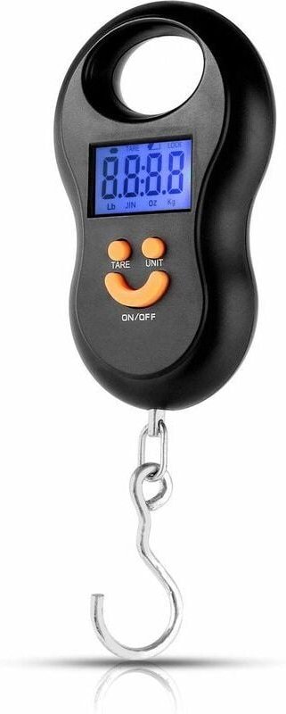 Mini báscula digital portátil para equipaje, báscula electrónica con gancho