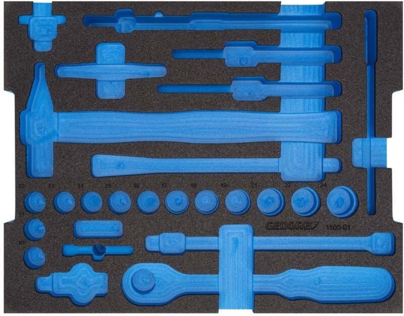Schaumstoffmodul 2/2 l-boxx 136 leer, Nr. EI-1100-01 - Gedore