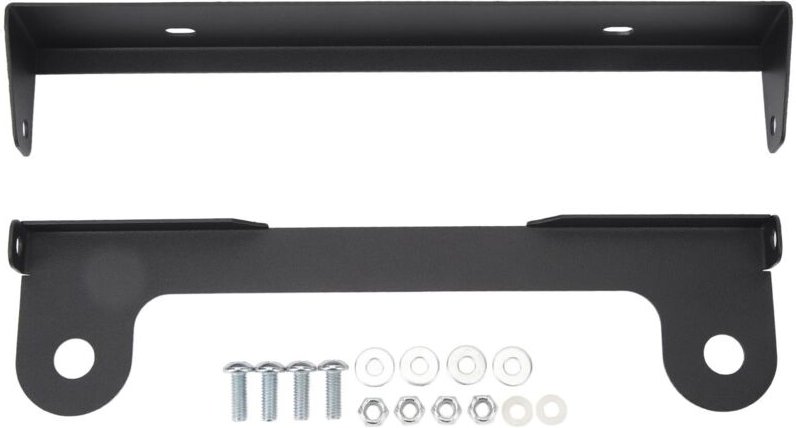 Robuster, klappbarer Kennzeichenhalter aus Metall 333 01 Vibrationsbeständig Sichere Seilwindenmontage mit Kabelführungs...