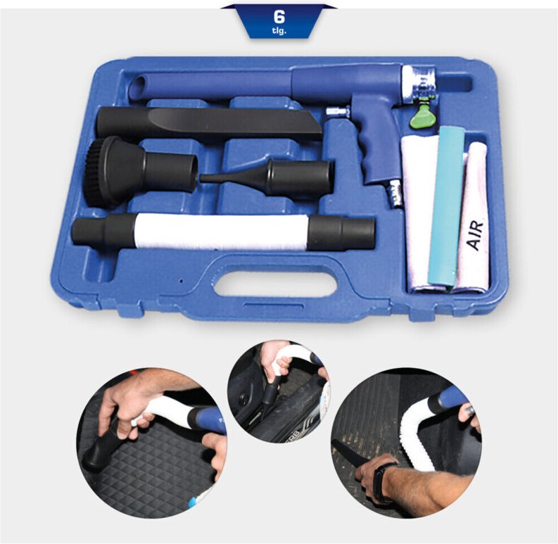 Druckluft-Sauger 6tlg. - BT511130 - Brilliant Tools