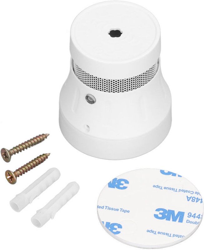 Rauchmelder mit WLAN-Unterstützung für die Tuya-App, Sprachalarm und LED-Anzeige – intelligenter Rauchmelder für Zuhause