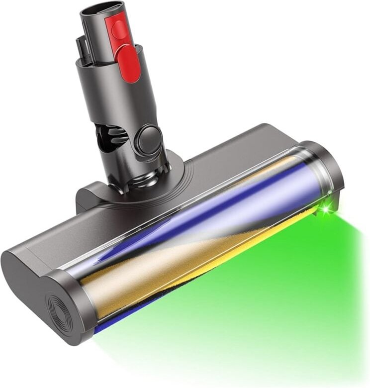 Bürstenkopf für V7 V8 V10 V11 V15 Hartholzboden-Ersatzteile mit Stauberkennungslicht