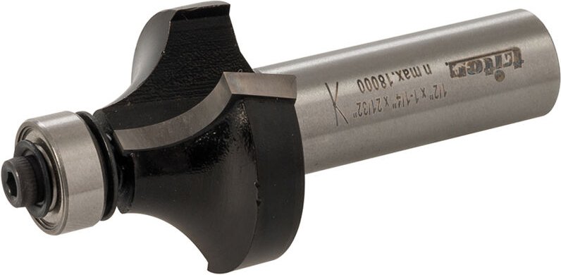 Abrundfräser, 1/2 Zoll 1 1/4 x 21/32 Zoll