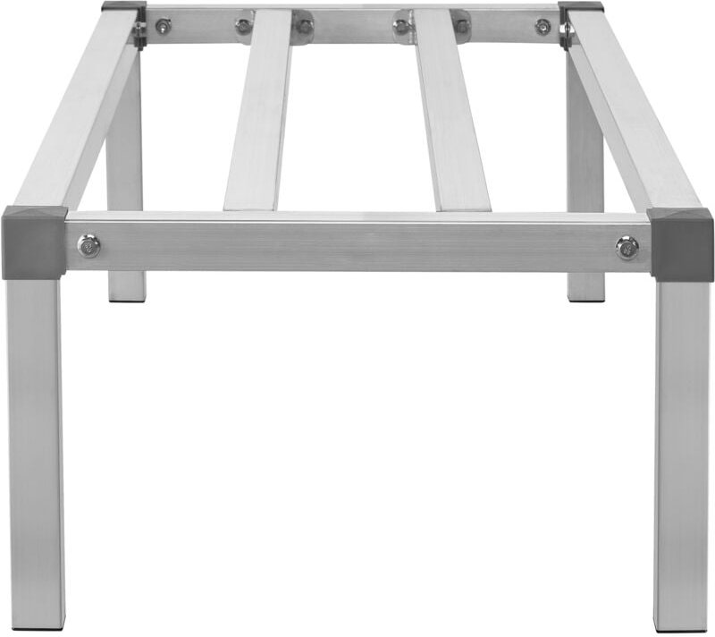 Aluminium Dunnage Rack, 48' x 20' 1000 lbs Kapazität für Lagerung, ideal für verschiedene Standorte wie Küchen, Garagen ...