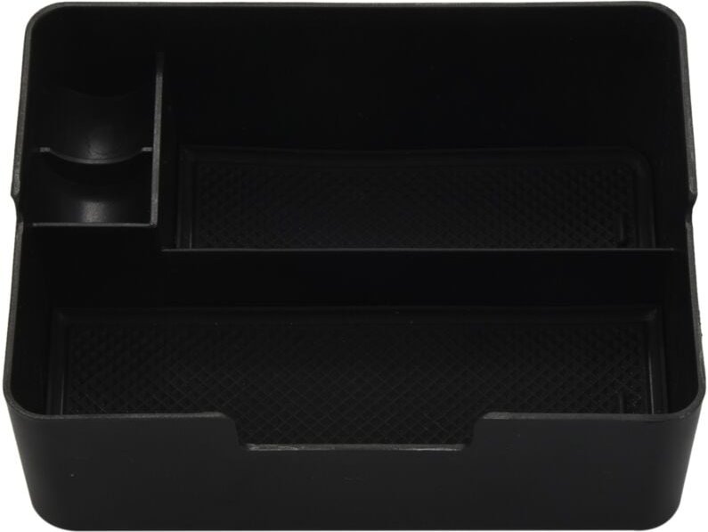 Tlily - Sonnenbrillenhalter für 2017 2018 2019 Tesla Model 3 Mittelkonsolen-Organizer-Einsatz ABS-Ablage aus schwarzem M...