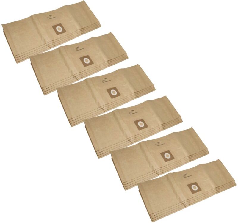 vhbw 30x Staubbeutel kompatibel mit Bosch AdvancedVac 20 Staubsauger - 85,4cm x 26,9cm braun