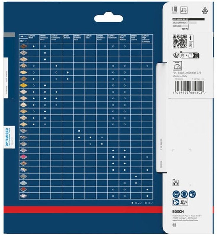 Bosch EXPERT Kreissägeblatt Wood, 184x20 mm, Z24