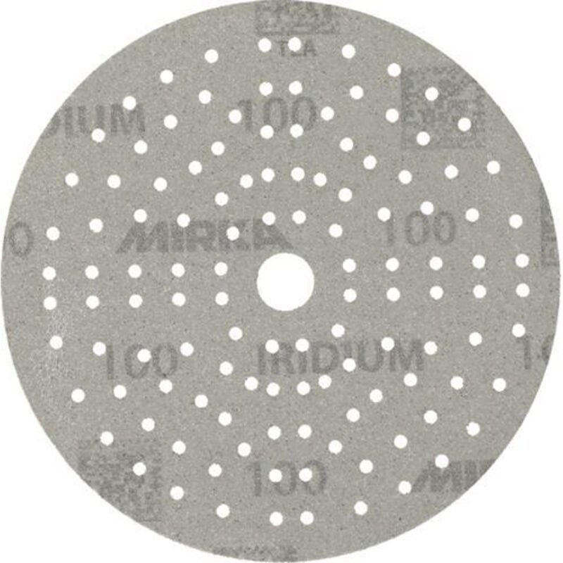 Iridium-Schleifmittel-Scheiben ø 150 mm Multihole K100 - Mirka