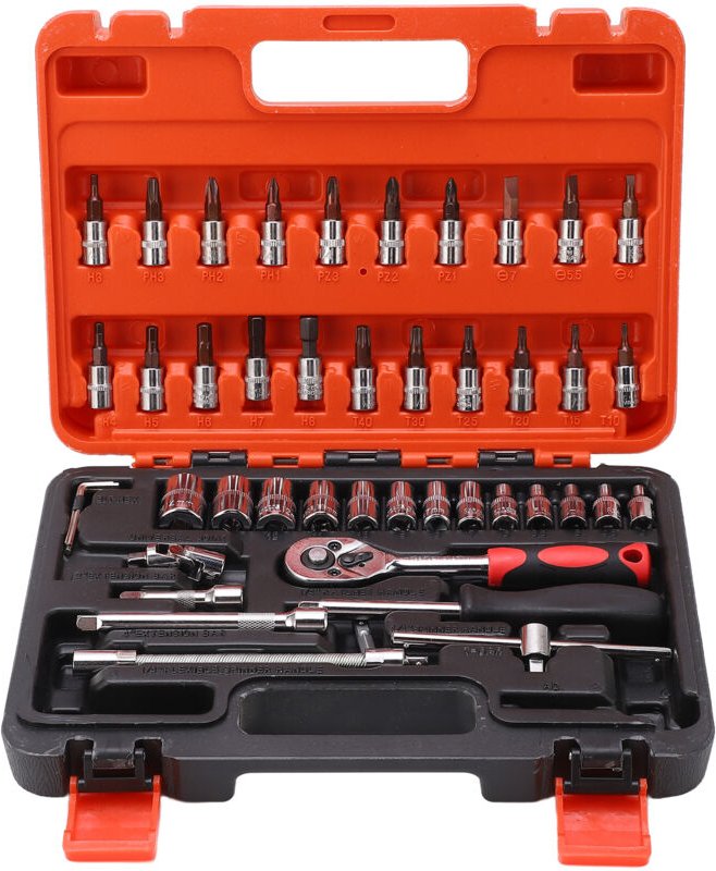 Eosnow Steckschlüssel, Hauptmaterial Chrom-Vanadium-Stahlwerkzeug für Hausauto