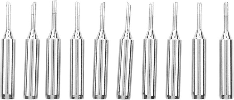 10 Stück Lötspitzen mit Innenheizung, konische Spitze, bleifrei, 900M-T-2C Messing-Lötspitzen für Lötmaschinen