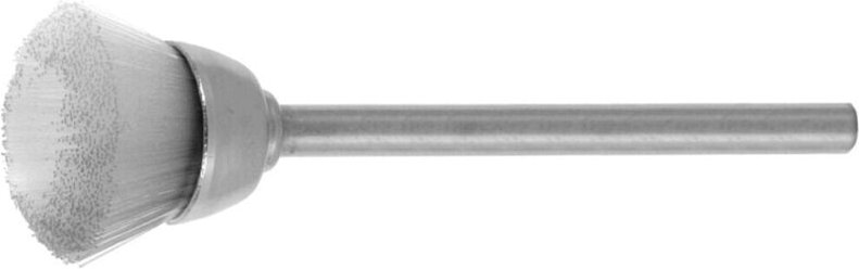 Lessmann Miniatur-Topfbürste Nylon 0,15 mm, Bürsten-⌀ 15 mm