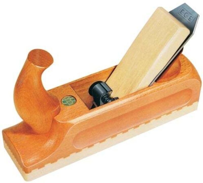 ECE Doppelhobel Gesamt-L.240mm Hobeleisen-B.48mm m.Schlagknopf