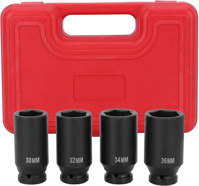 Eosnow Radachstermutter, 30 mm 32 mm 34 mm, 36 mm Impact Sockel stabil nicht einfach mit Speicherhülle für 1/2in