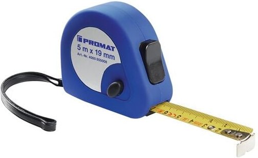 Nordwest Handel Ag - Taschenrollbandmaß Länge 2 m Breite 16 mm mm/cm eg ii Kunststoff Automatic