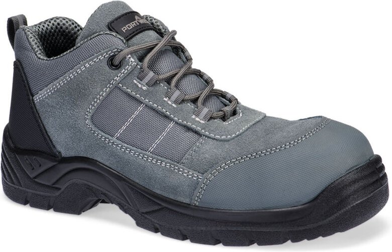 Stiefel Composite Textil Wildleder S1 Sr Fo - Größe 46 - Metallgrau - Portwest