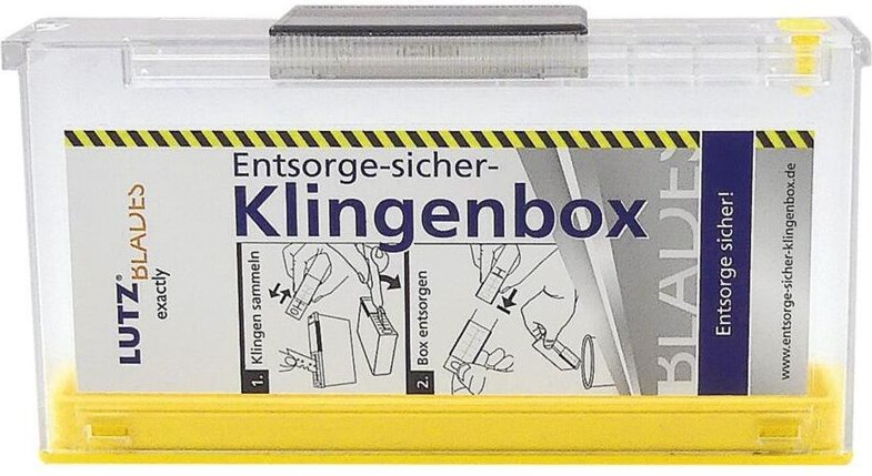 Sicherheits-Klingenbox 120x65x25mm, lutz blades