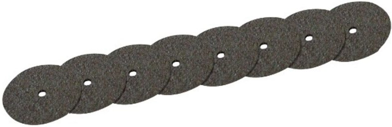 8 Trennscheiben aus Aluminiumoxid Ø 22 mm MAXICRAFT