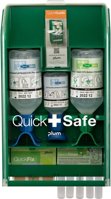 PLUM 1-Hilfe-Station QickSafe Box Chemical Industry