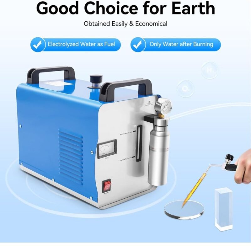 400W 220V Sauerstoff Wasserstoff HHO Gas Flammengenerator Poliermaschine Brenner Acrylschweißmaschine Brenner Acryl Poli...