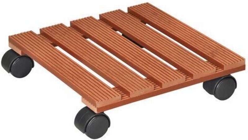 Wagner Pflanzenroller 29 x 29 x 8 cm braun Pflanzenroller