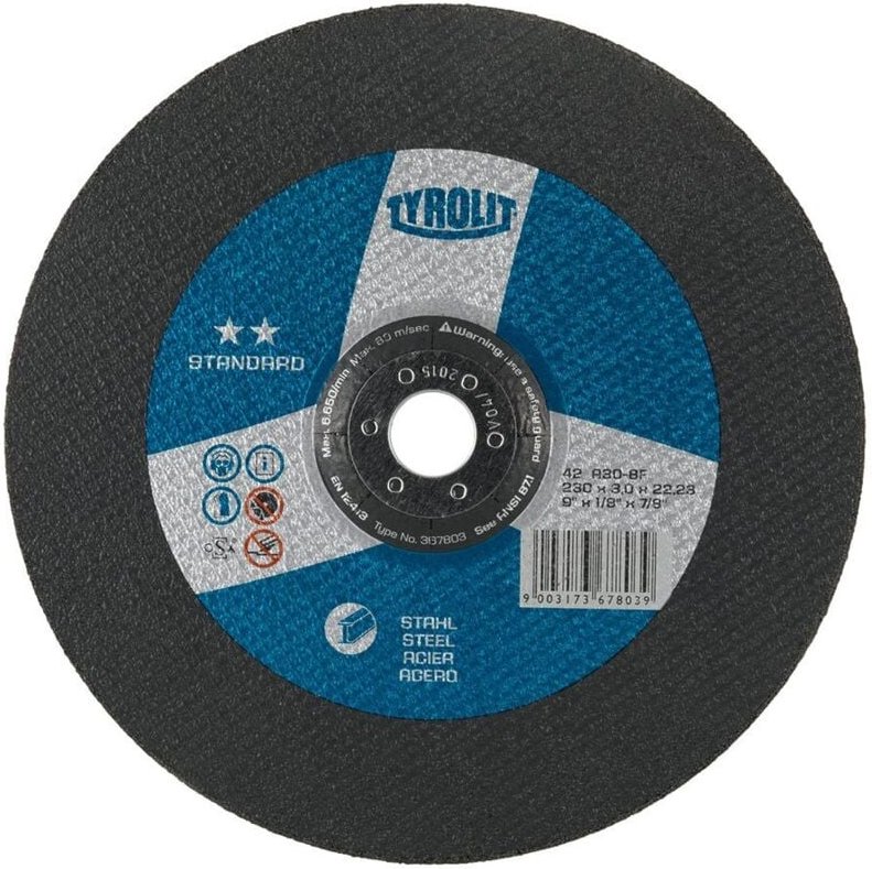 Gepumpte Trennscheibe 230x3x22,23mm A30-S-BF Tyrolit