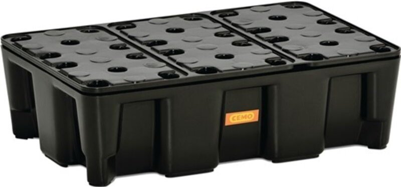 Auffangwanne 25 l L600xB400xH180mm Polyethylen mit PE-Rost