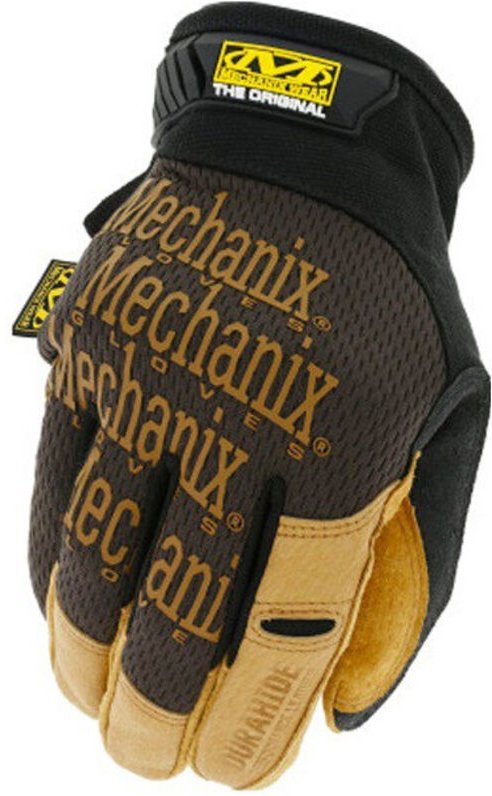Mechanix Wear - Original-Lederhandschuhe (Mittel, Braun/schwarz) Lmg-75-009