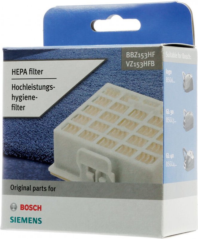 BBZ153HF - HEPA-Filter für Staubsauger der BSG6-Serie - Bosch
