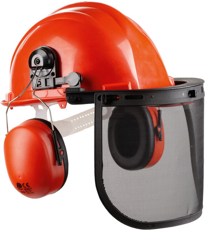 Waldarbeiter-Helmset orange Tector