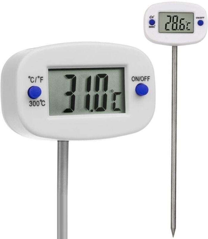 TA288 Lebensmittelthermometer/Sonde, 15 cm Sondenlänge, Temperaturbereich -50 °C bis +300 °C, Genauigkeit 0,1 °C XXW