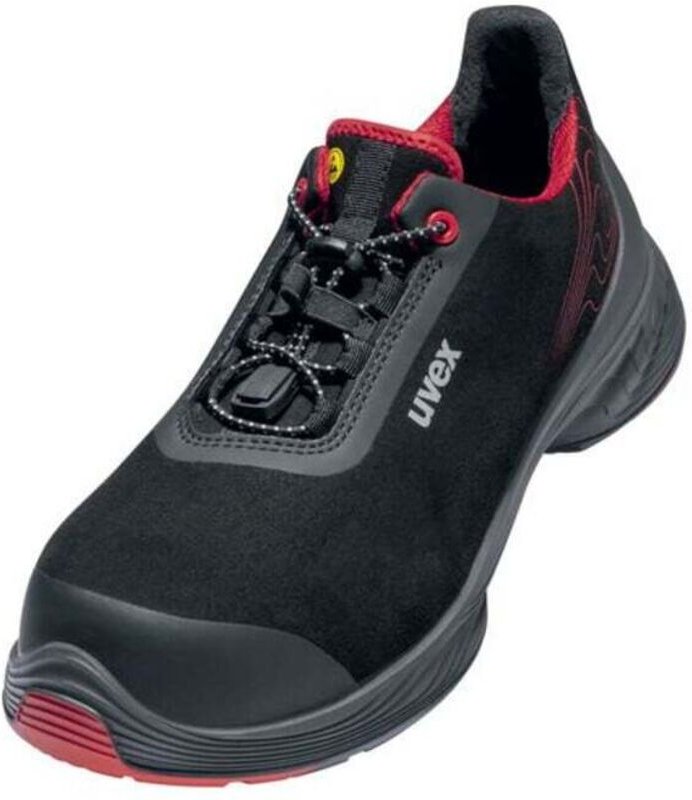 Uvex Sicherheitshalbschuhe S3 SRC uvex 1 G2 aus Mikrovelours, uvex xenova Kunststoffkappe, Weite 11, Größe 51