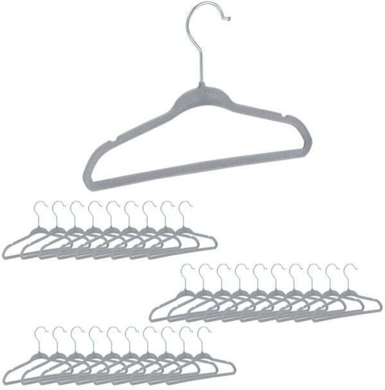 Velvet coat hangers for kids