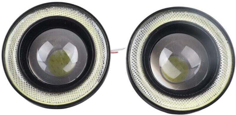 3,5-Zoll-Nebelscheinwerfer, Aluminiumgehäuse, wasserdicht, helle LED, universelles weißes Licht, Außenring, 30-W-Frontsc...