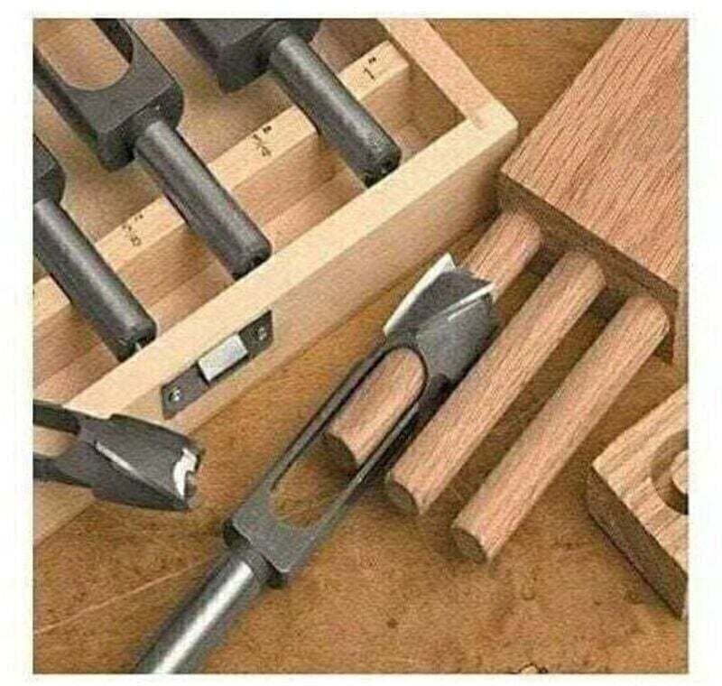 Vtizikl Fresa para espigas, brocas para espigas, brocas para espigas de 1/2'' - Agujero interior de 8 mm