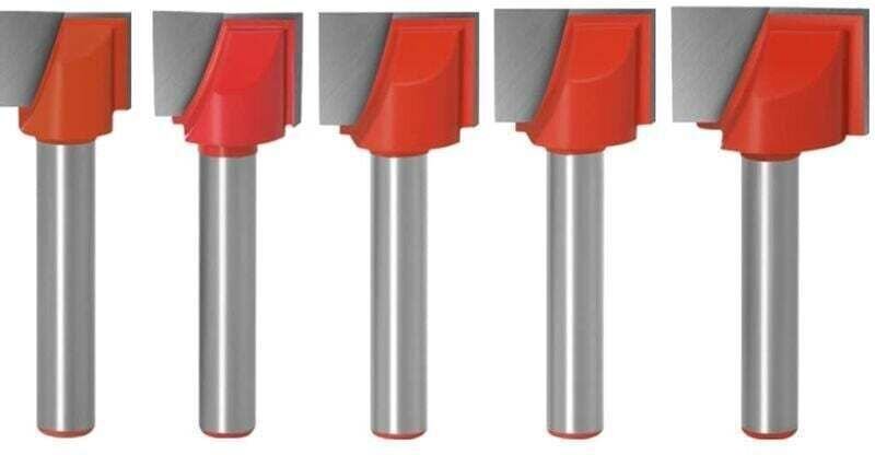 Fräser-Set mit 6-mm-Schaft, Fräser für gerade Nuten, Fräser für harte Oberflächen, Hobelfräser, Holzbearbeitungswerkzeug...