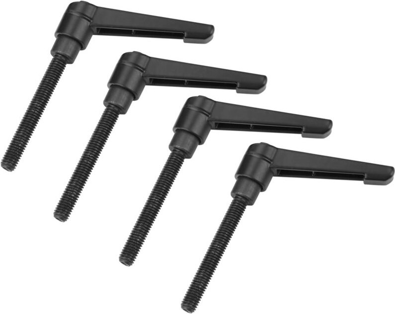 Korrosionsbeständige Maschinenknöpfe aus Metall mit verstellbarem Griff und Außengewinde für Werkzeugmaschinen (50 mm Sc...