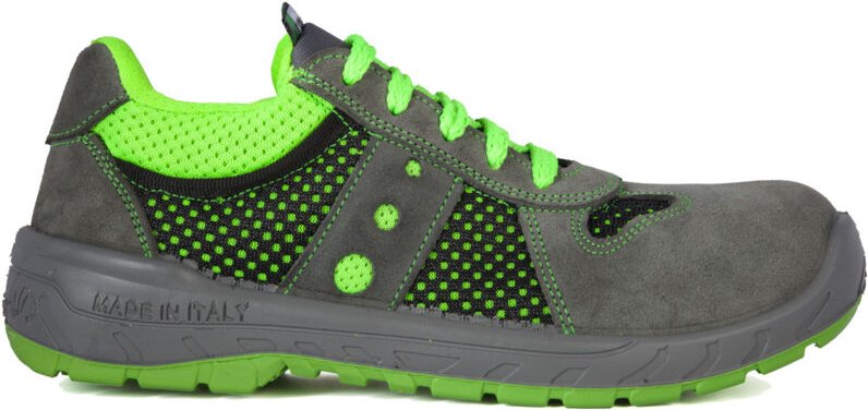 Lewer Miseno S1P SRC Arbeitsschuhe - 44 EU - Grau / Grün